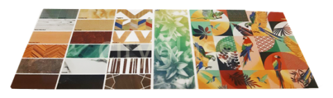 ขายกระจกพิมพ์ลาย Printed Glass รังสิต